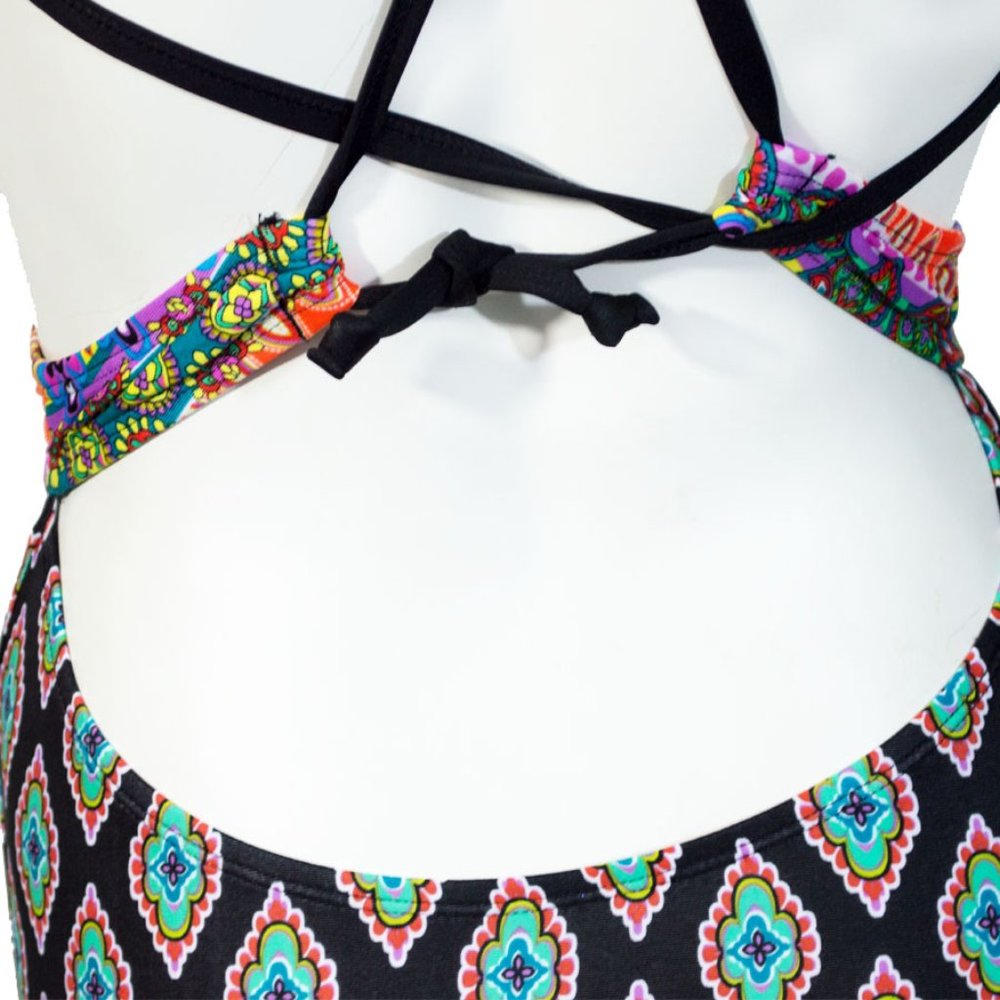 Coastal Zone by Jantzen One Piece Wrap Swimsuit S - Picture 5 of 9